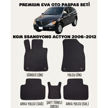 Feyza Oto Kgm Ssangyon Actyon Serisi 2006 - 2012 Arası Araca Özel Premium Eva Paspas Takımı 2 Yıl Garantili Araca Birebir Uyumlu Kalıplar