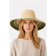 Nordbron Lennox Hasır Şapka Straw Hat Yazlık Şapka Deri Etiketli