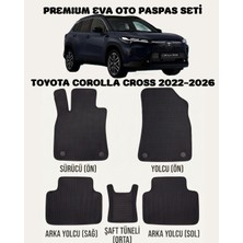 Feyza Oto Toyota Corolla Cross Serisi 2022 - 2026 Arası Araca Özel Premium Eva Paspas Takımı 2 Yıl Garantili Araca Birebir Uyumlu Kalıplar