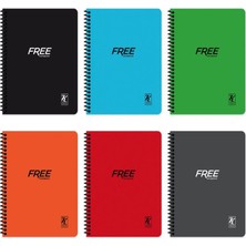 Keskin Color Keskin A5 80 Yp.çizgili Pp Kapak Spiralli Defter-Yeni Free