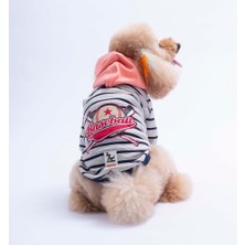 Pawstar Pembe Seattle Pitch Köpek Hoodie Köpek Sweat Köpek Kıyafeti Kedi Kıyafeti