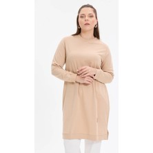 Kado Moda Basic Rahat Kalıp Uzun Kadın Tunik