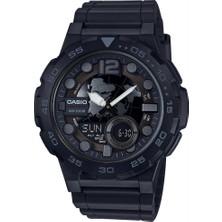 Casio AEQ-100W-1BVDF Standart Erkek Kol Saati Dijital Siyah Silikon Kordon 10 ATM Suya Dayanıklı