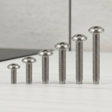 Meks 5X45 mm Rysb Pullu Başlı Vida 50 Parça Paket