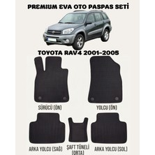 Feyza Oto Toyota Rav4 Serisi 2001 - 2005 Arası Araca Özel Premium Eva Paspas Takımı 2 Yıl Garantili Araca Birebir Uyumlu Kalıplar