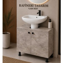 Rafineri Tasarım Asya Banyo Dolabı,lavabo Altı Dolap,ayaklı Lavabo Dolabı,modern Lavabo Altı Ünite %100 Mdf