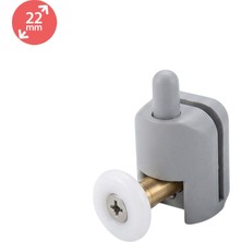 Eym 22 mm Çapında Duşakabin Tekerleği Alt Tekerlek Şık Tasarım ve Kolay Temizlik Özellikleri