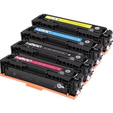 Hp 222A W2220A 4 Renk Muadil Toner Seti (Çipli)