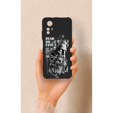 Vip Case Redmi Note 12S Uyumlu Fear No Evil Desenli Silikon Kılıf