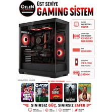 Özlen XL40 RYZEN 5 9600X RX 9070 XT 16GB 32GB DDR5 RAM 1TB M.2 SSD Üst Seviye Oyuncu Bilgisayarı