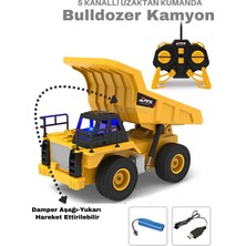 LRS Store Uzaktan Kumandalı Kamyon LED Işıklı Damperli Kamyon Iş Makinası Yüksek Kalite
