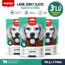 Wanpy Yumuşak Kuzu Eti Dilimleri Köpek Ödül Maması 100 gr x 3 Adet – 300 gr Avantajlı Paket