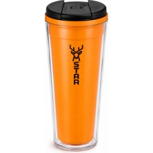 Airobazar Çift Duvarlı Yalıtımlı Termos Bardak / Mug - Sızdırmaz Kapaklı Seyahat ve Okul Bardağı 350 ml