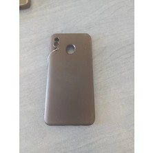 Camkapak Aksesuar Samsung Galaxy A 30 / A20 Siyah Silikon  Kılıf Modeli