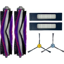 Voli Fakir Robert Rs 770 780 için 2 Ana fırça 2 Hepa Filtre 2 Yan Fırça