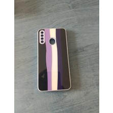 Camkapak Aksesuar Samsung Galaxy A50 Arkası Cam Çok Renkli 2 Kılıf Modeli