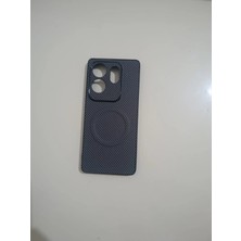 Camkapak Aksesuar Infinix Zero 30 ( 4g) Siyah Magsafe Özellikli  Kılıf Modeli