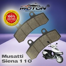 Moton Musatti Siena 110 %100 Uyumlu, Yüksek Kaliteli Ön Disk Fren Balatası
