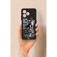 Vip Case Realme C53 Uyumlu Fear No Evil Desenli Silikon Kılıf