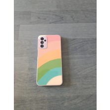 Camkapak Aksesuar Samsung Galaxy M13 (4g) Arkası Cam Çok Renkli 2 Kılıf Modeli