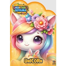 İthaki Çocuk Yayınları Unicorn Zamanı - Çıkartmalı Boyama Kitabı