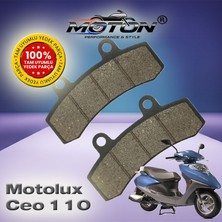 Moton Motolux Ceo 110 %100 Uyumlu, Yüksek Kaliteli Ön Disk Fren Balatası