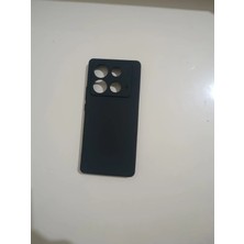 Camkapak Aksesuar Infinix Note 40 ( 4g) Silikon Siyah Kılıf Modeli