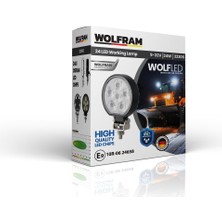 Wolfram Wolf Serisi 32306 Çalışma Lambası Yuvarlak Midi 2040 Lümen Flood -  Wolfram 32306