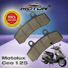 Moton Motolux Ceo 125 %100 Uyumlu, Yüksek Kaliteli Ön Disk Fren Balatası
