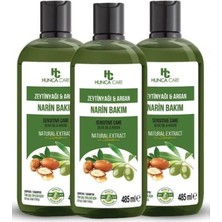 Hunca Care Argan ve Zeytinyağlı Şampuan Dökülme Karşıtı Besleyici ve Onarıcı 3 x 485 ml