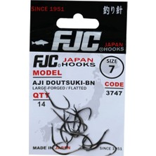 Fjc 3747 Aji Doutsuki Black Nikel Japon Olta Iğnesi