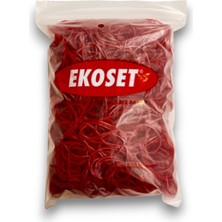 Ekoset Kırmızı Toka Lastiği 500 Gram