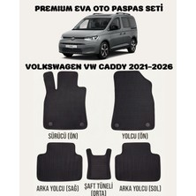 Feyza Oto Volkswagen Vw Caddy Serisi 2021 - 2026 Arası Araca Özel Premium Eva Paspas Takımı 2 Yıl Garantili Araca Birebir Uyumlu Kalıplar