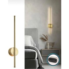 Belirtilmemiş 5W Şarjlı Duvar Aplik Type-C Dekoratif LED Aydınlatma