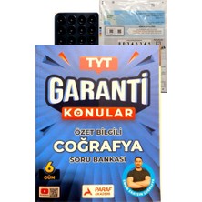 Paraf Yayınları Tyt Garanti Konular Coğrafya Soru Bankası+Üç Dört Beş Yayınları Tyt Deneme+Vantuz