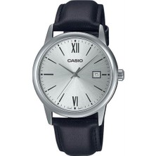 Casio Erkek Kol Saati MTP-V002L-7B3UDF Metalik Gri Kadranlı Pilli Suya Dayanıklı Deri Kordon