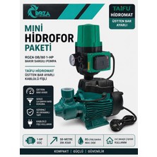 Roza 1 Hp Bakır Sargılı 750 W 3 Kat 3 Daire Otomatik Hidrofor Pompa Güçlü Basınç