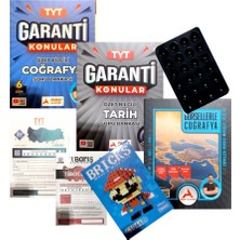 Paraf Yayınları Garanti Konular Tarih+Coğrafya 3'lü Set+Kr Akademi ve Barış Yayınları Tyt Deneme+Lego+Vantuz