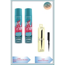 Saç Spreyi Ultra Güçlü 250 ml X2 ve Watsons Topuz Fırçası