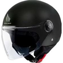 Mt Helmets mt Street S Solid Açık Motor Kaskı
