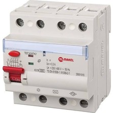 Makel 4X25 Amper 30MA Kaçak Akım Rölesi Koruma Şalteri