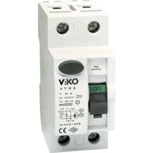 Viko 1X40 Amper 30MA Kaçak Akım Rölesi VTR2-40300