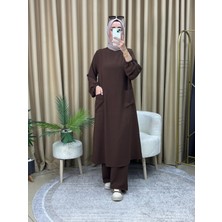Çıtçıtlı Tunik Pantolon Takım