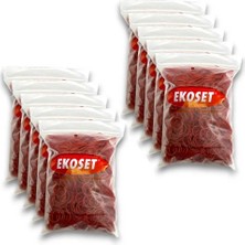 Ekoset Maydonoz Tere Roka Bağlama Lastiği Kırmızı 10.000 Adet