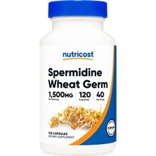 Nutricost Spermidine Wheat Germ 1,500 Mg 120 Capsules - Non Gmo - Usa Menşei