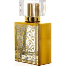 Brf Store Su Store Hyd Hediyelik Doldurulabilir Cam Parfüm Şişesi 50 ml Gold Desenli