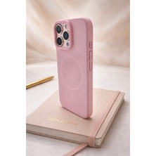 Vissona iPhone 15 Pro Uyumlu Kamera Çıkıntılı Magsafe Wireless Şarj Özellikli Sert Sararmaz Silikon Kılıf
