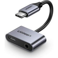 Brf Store Su Store Ugreen Type-C 3.5mm Kulaklık ve Şarj Dönüştürücü