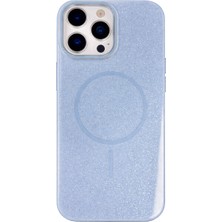 Vissona iPhone 16 Pro Kılıf – MagSafe Uyumlu – Simli Lüks Silikon Telefon Kılıfı