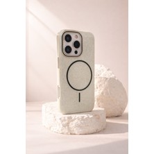 Vissona iPhone 16 Pro Kılıf – MagSafe Uyumlu – Simli Lüks Silikon Telefon Kılıfı